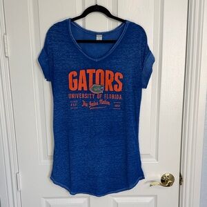 Blue University of Florida UF Gators Sleep shirt tunic L